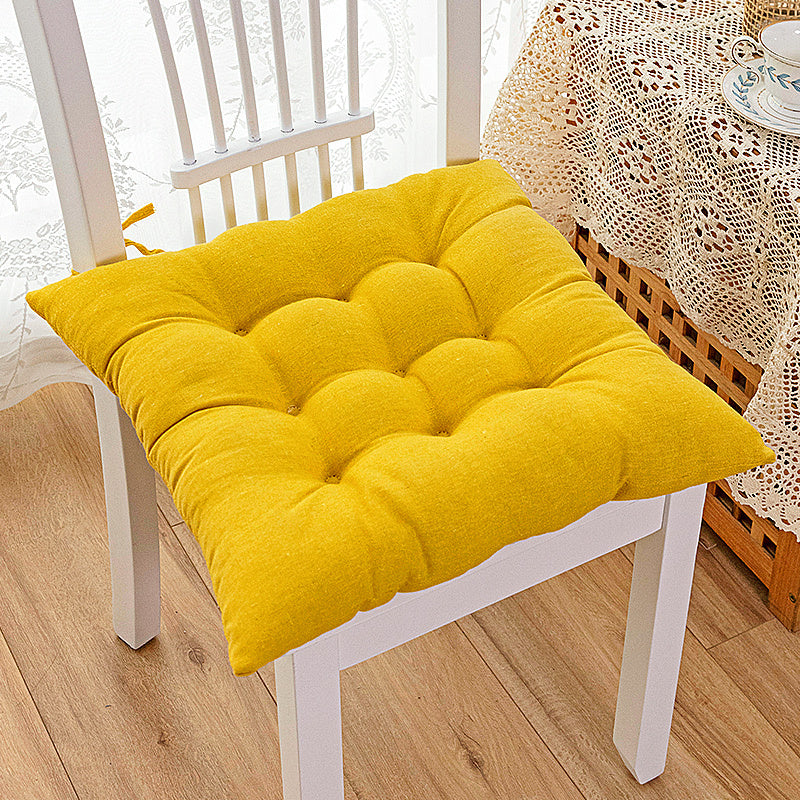 Cotton And Linen Chair Computer Cushion