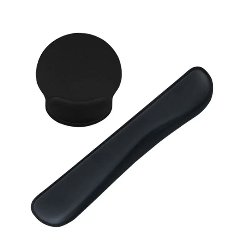 Black matte tech accessory set with rounded and elongated components, sleek minimalist design