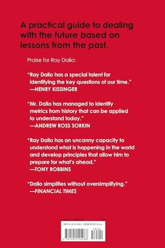 Back cover of the book How Countries Go Broke by Ray Dalio with quotes praising the author&