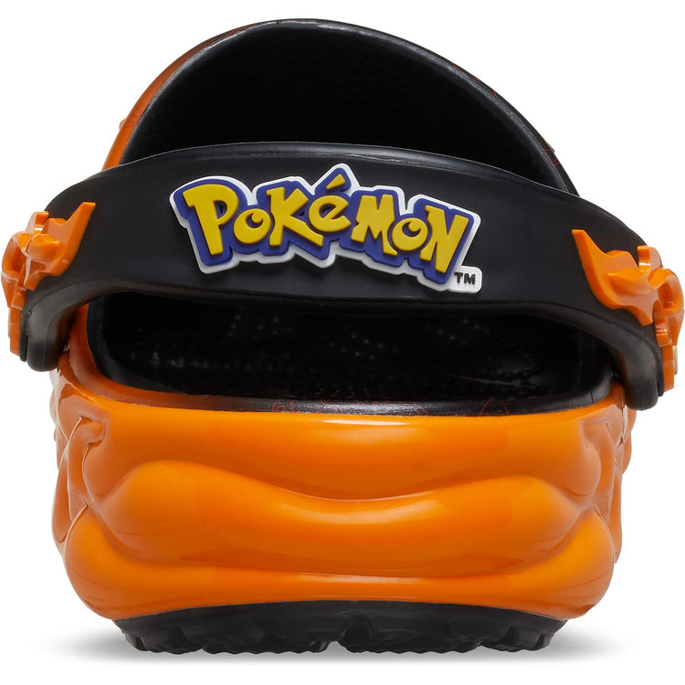 Crocs Unisex-Adult Classic Pokemon Clog in Charizard and Blastoise colors with Pokémon logo strap