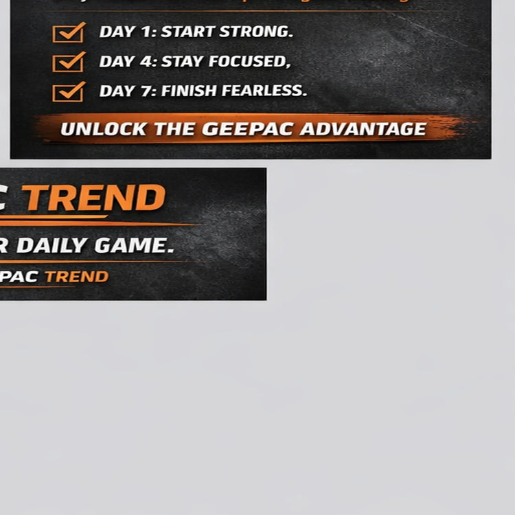Black and orange graphic with motivational text, no visible clothing or fabric details.