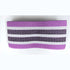 Purple and white striped elastic fabric band, thick material, modern sporty style