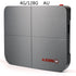 Sleek gray rectangular tech gadget with metallic finish and AX95 DB logo, minimalist design