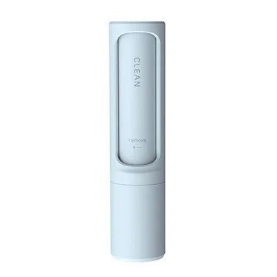 Minimalist white plastic container with clean labeling and smooth cylindrical shape