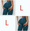 Teal textured high-waisted leggings with sculpted fit, showing stretchy material and contouring design