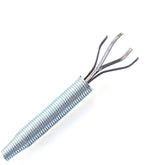 Flexible metal claw grabber tool with silver spring handle and four prongs