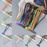 Colorful nylon phone lanyards in assorted shades, featuring adjustable straps and secure clips.