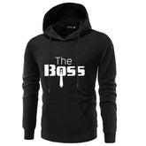 Black hoodie with white &