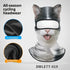 All-season cycling balaclava with cat face print, ice silk and thermal velvet options, unisex fit.