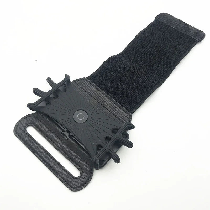 Black adjustable nylon strap with a wide plastic buckle and modern design