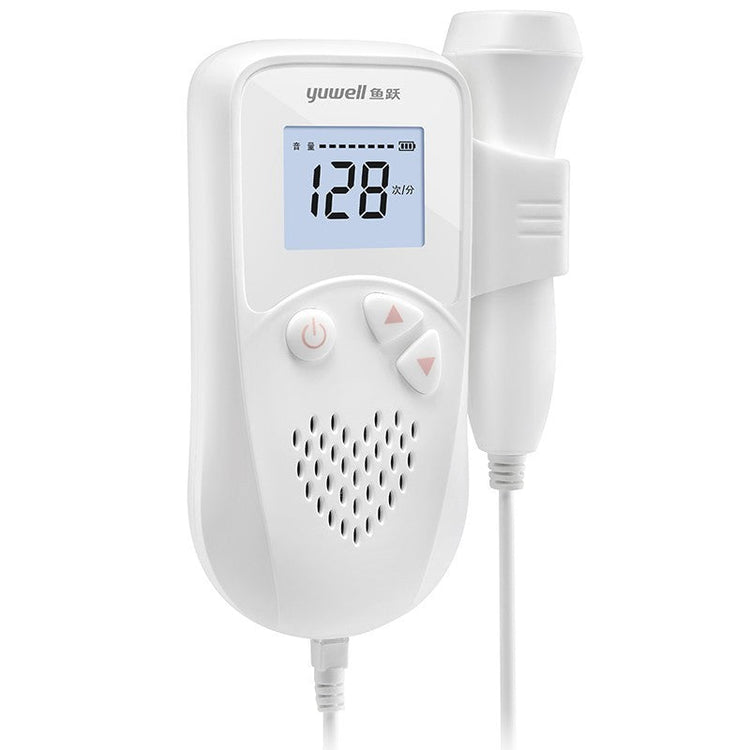Fetal Heart Rate Monitor with LCD screen and waterproof probe for home pregnancy use