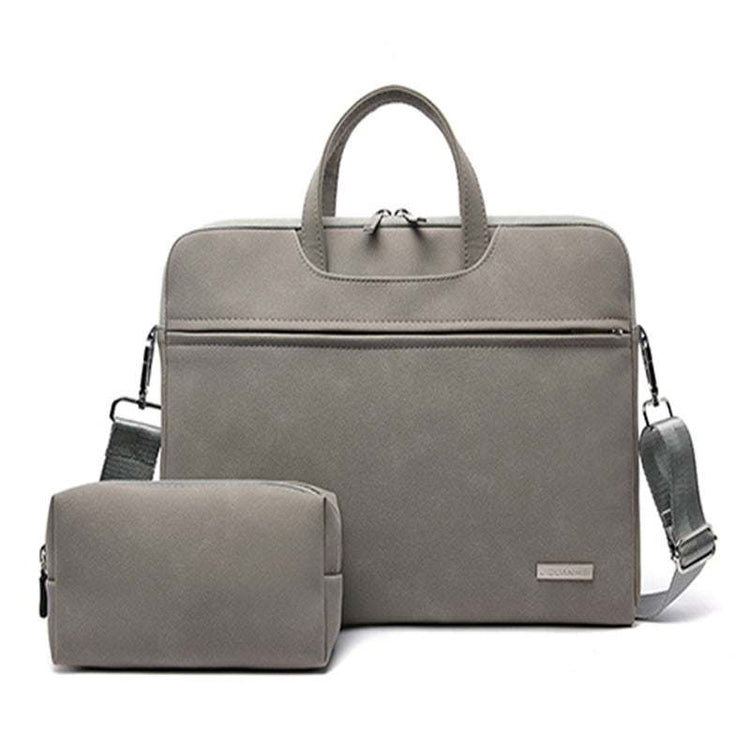 Gray PU leather women&