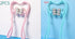 Pink and blue manual neck massagers with multiple grey rollers, plastic material, ergonomic design.