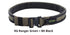Tactical nylon belt in ranger green and black with quick-release buckle and MOLLE webbing.