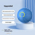 Blue tech accessory ball with power icon, LED lights, type-C charging cable, modern minimal design