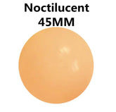 Round beige noctilucent silicone accessory, 45mm diameter, smooth texture