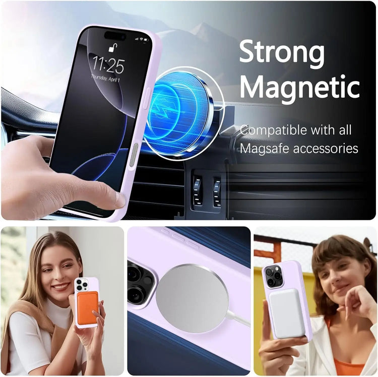 Magnetic Phone Case Soft-Touch Silicone Material
