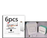 Thermal printer paper rolls and compact portable mini thermal printer with USB cable