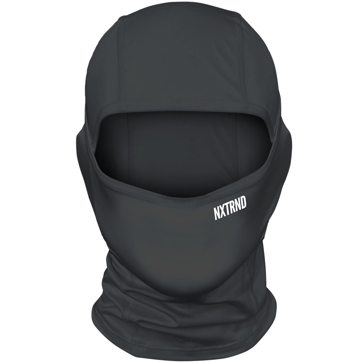 Black Nxtrnd football ski mask balaclava with cooling, breathable, and stretch fabric for year-round sports comfort