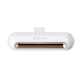 Modern white and gold compact air purifier with sleek, minimalist design