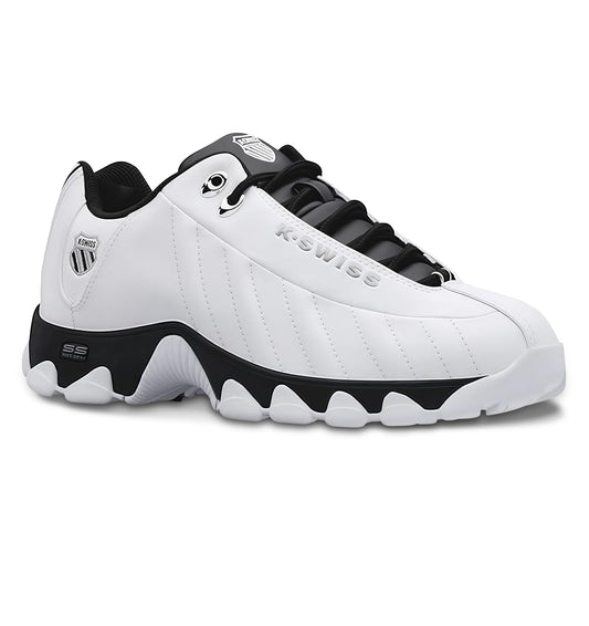 K-Swiss Men's ST329 CMF Sneaker, White/Black, 10.5 M