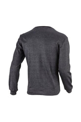 Grey lightweight Cut Resistant Level 5 Shirt with long sleeves, breathable knit fabric, and puncture resistance, made in Korea.