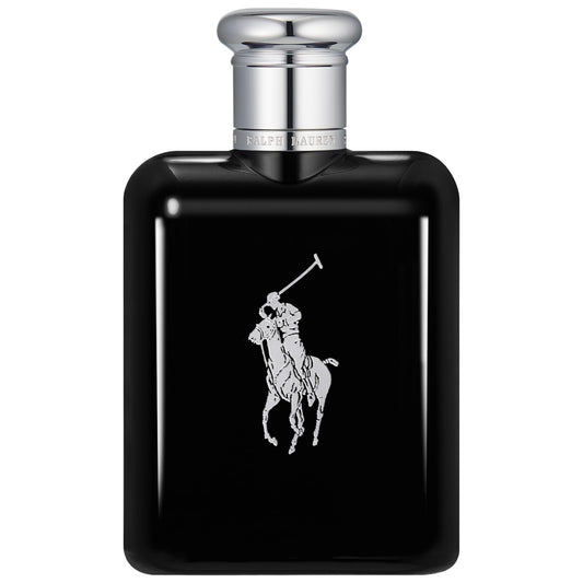 RALPH LAUREN FRAGRANCES Polo Black - Eau de Toilette - Men's Cologne - Woody & Fresh - With Patchouli, Sandalwood, and Mandarin - Medium Intensity - 4.2 Fl Oz