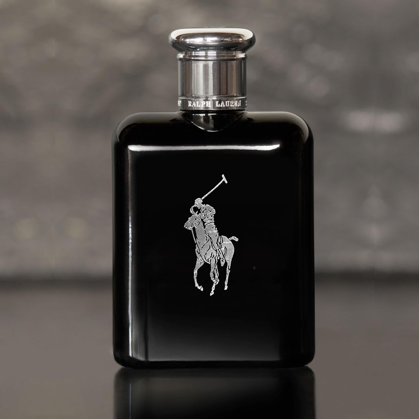 RALPH LAUREN FRAGRANCES Polo Black - Eau de Toilette - Men's Cologne - Woody & Fresh - With Patchouli, Sandalwood, and Mandarin - Medium Intensity - 4.2 Fl Oz