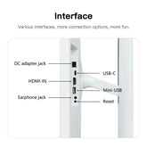 Close-up of a white tech device&