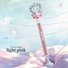 Light pink and brown toned fairy wand with spinning water splash effect, slide-and-shoot design