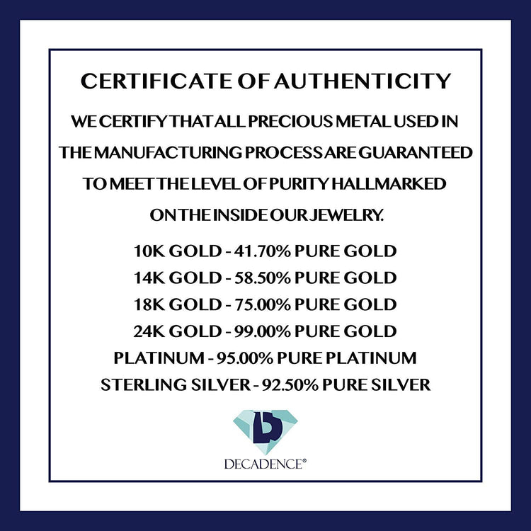 14K gold solid tricolor diamond cut heart hoop earrings with certificate of authenticity from DECADENCE