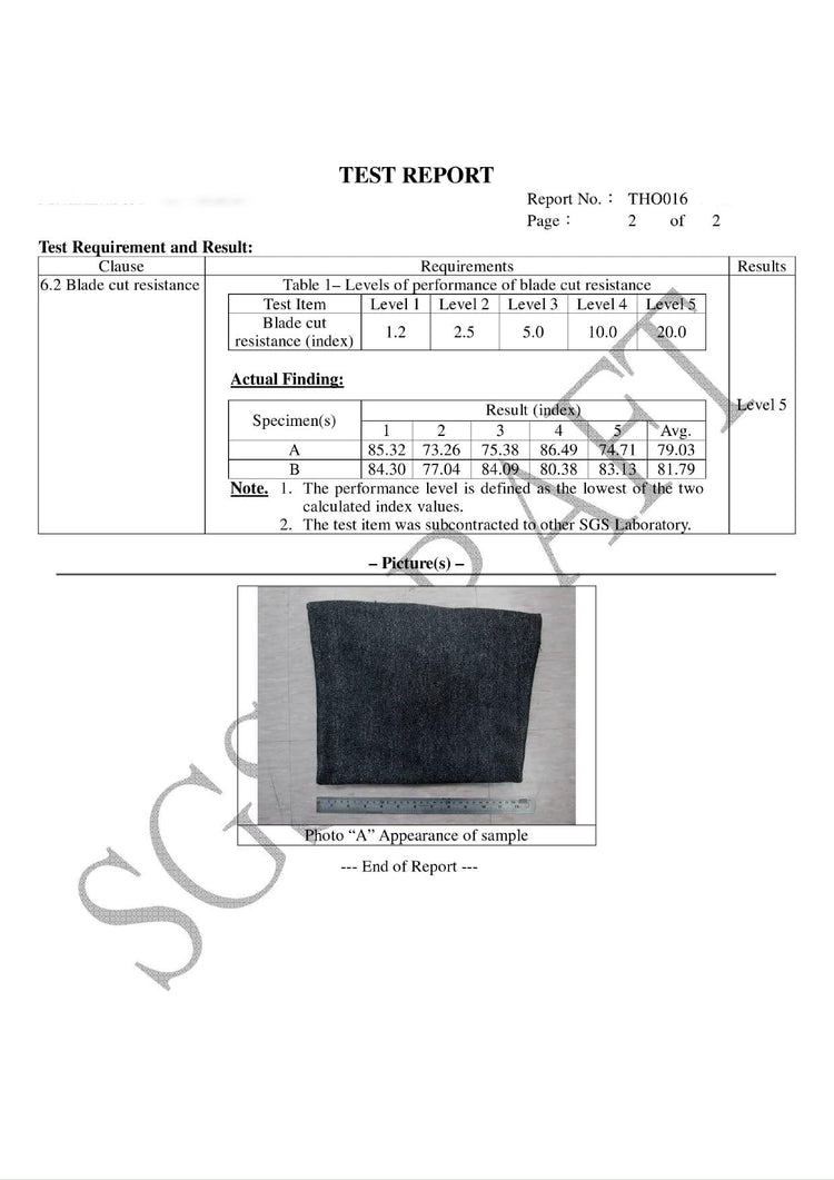 Grey lightweight long sleeve Cut Resistant Level 5 Shirt with puncture resistance and flexible knit construction designed for daily work safety