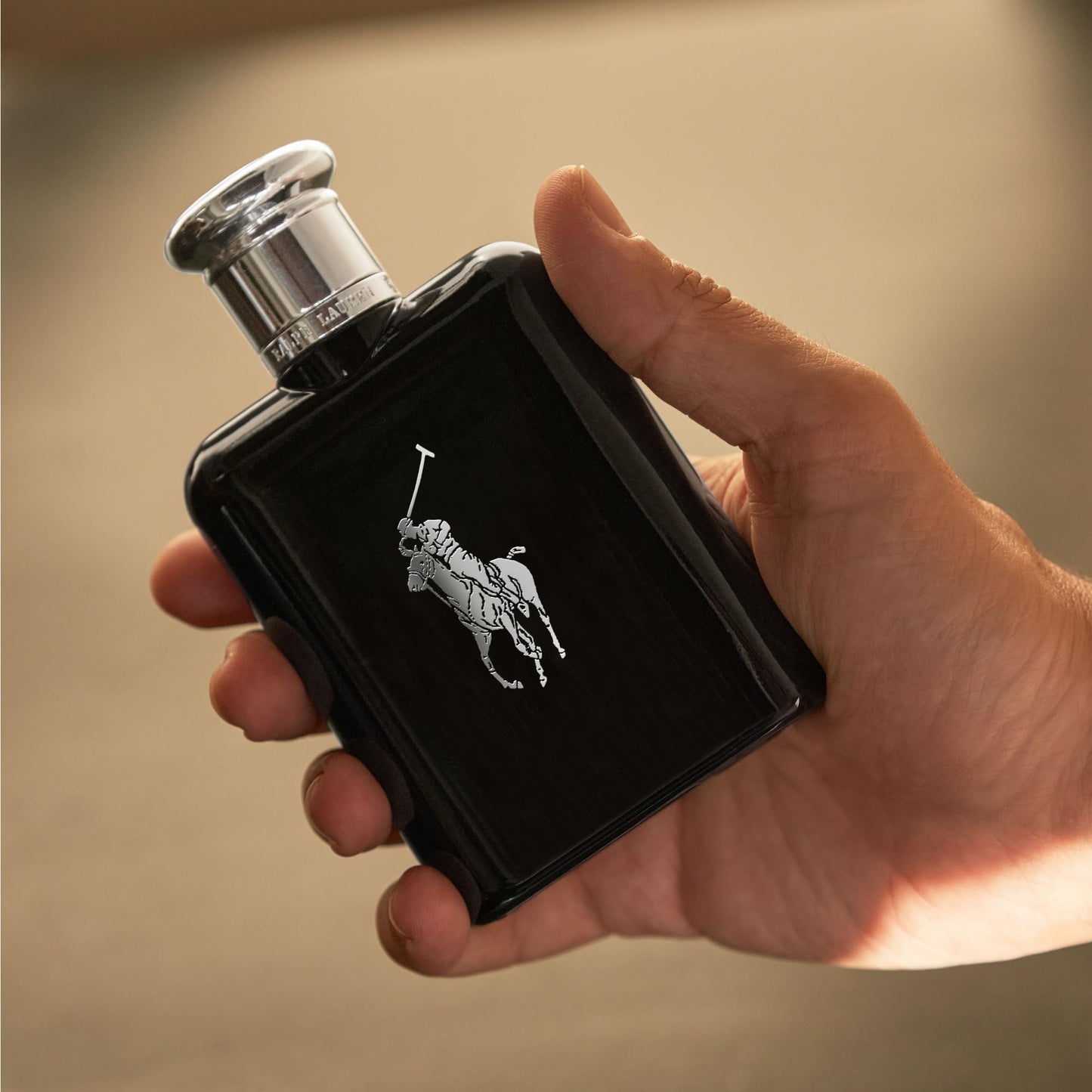RALPH LAUREN FRAGRANCES Polo Black - Eau de Toilette - Men's Cologne - Woody & Fresh - With Patchouli, Sandalwood, and Mandarin - Medium Intensity - 4.2 Fl Oz