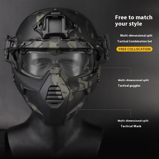 Multi-dimensional Split Tactical Combination Suit Film And Television Props Outdoor Equipment