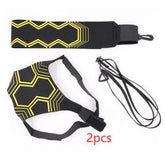 Black and yellow geometric streetwear mask set with adjustable straps, modern design accessories