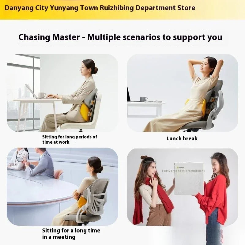 Women in neutral-toned, long-sleeve streetwear outfits with relaxed fit, wearing ergonomic office clothing and accessories designed for comfort during work, meetings, and breaks.