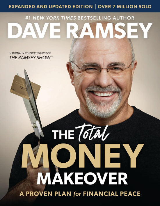 Cover of The Total Money Makeover book by Dave Ramsey, expanded and updated edition for financial peace and debt-free living