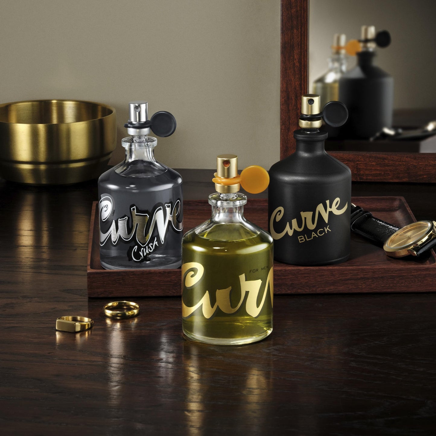 Curve for Men Cologne Spray, Spicy Woody Magnetic Scent for Day or Night, 4.2 fl oz