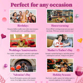 I Love You Candle white soy candle with diamond inside, raspberry bergamot scent, romantic gift for anniversaries, birthdays, and holidays, 70-hour burn time