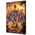 2025 West Champions Basketball Oklahoma Thunder team poster canvas wall art for kids fans room decor
