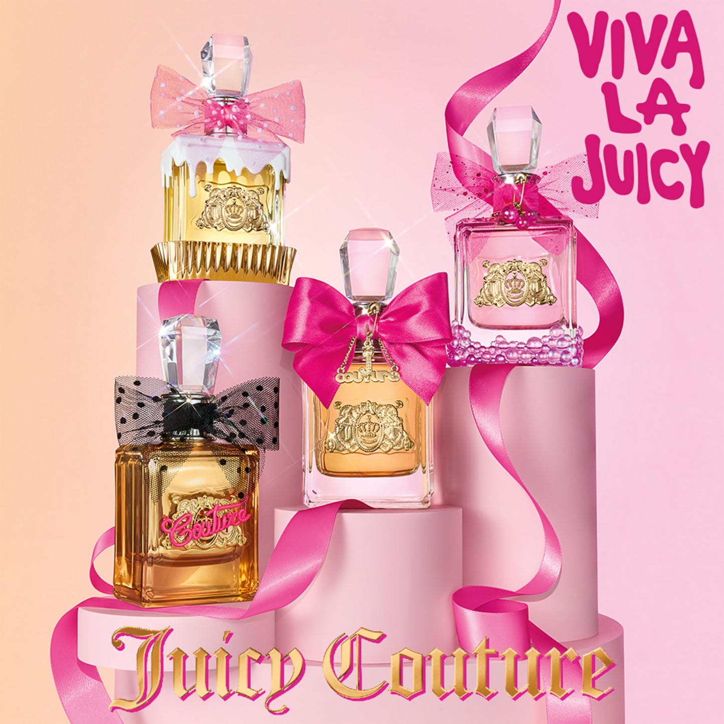 Juicy Couture Viva La Juicy Eau De Parfum, Women's Perfume with Notes of Mandarin, Gardenia & Caramel, Floral & Sweet, EDP Spray, 1.0 fl oz