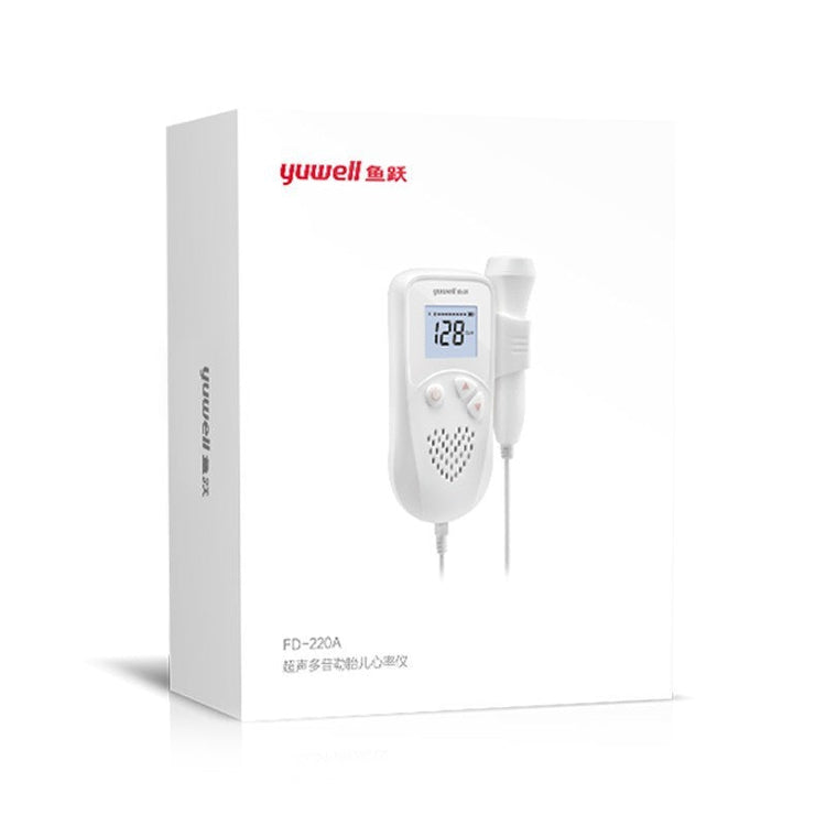 Fetal Heart Rate Monitor with waterproof probe and LCD display for home pregnancy use