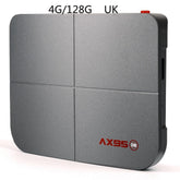 Sleek silver tech accessory, compact rectangular box with modern design and red AX95 DB logo.