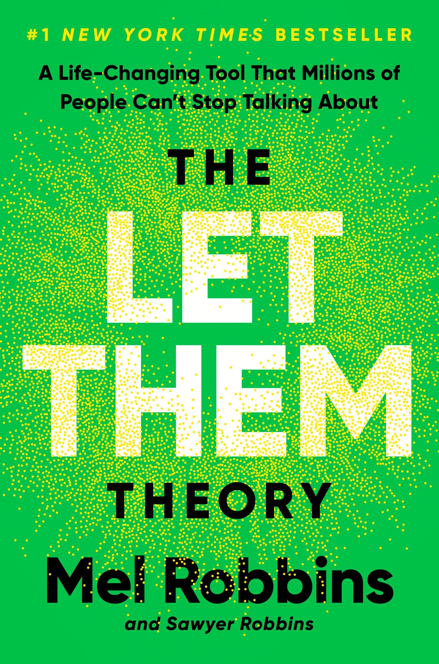 The Let Them Theory book by Mel Robbins and Sawyer Robbins hardcover celadon cover motivational bestseller