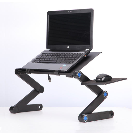 Adjustable Laptop Table Stand - 360° Folding Desk with Mouse Pad