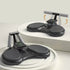 Black push-up board with padded handles, digital timer, and ergonomic design on display.