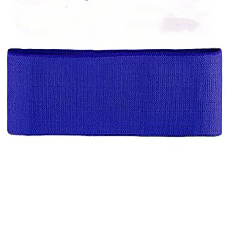 Wide blue elastic fabric headband, minimalist streetwear accessory, stretch fit.