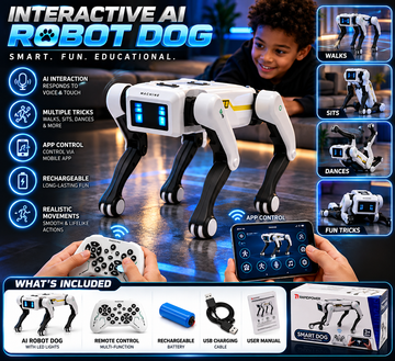 Interactive Robot Dog Toy – Programmable Robotic Pet