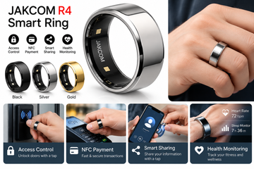 JAKCOM R4 NFC Smart Ring – Programmable, No Charging Required