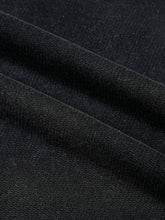 Close-up of black fabric texture
